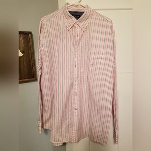 Pink and Grey Button Down